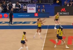 女子排球比赛视频,激情四溢！女子排球比赛精彩瞬间回顾